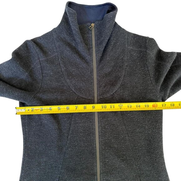 Ibex Merino Wool Blend Alana Tunic Sweater Jacket Soft Full Zip Gorpcore Small - Picture 2 of 10